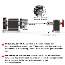 Twotrees 4-я ось поворотный модуль комплект для TTC450 ЧПУ фрезерный станок резки гравировки