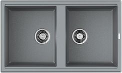 Мойка Omoikiri Tedori 86-2-GR Tetogranit/Leningrad grey