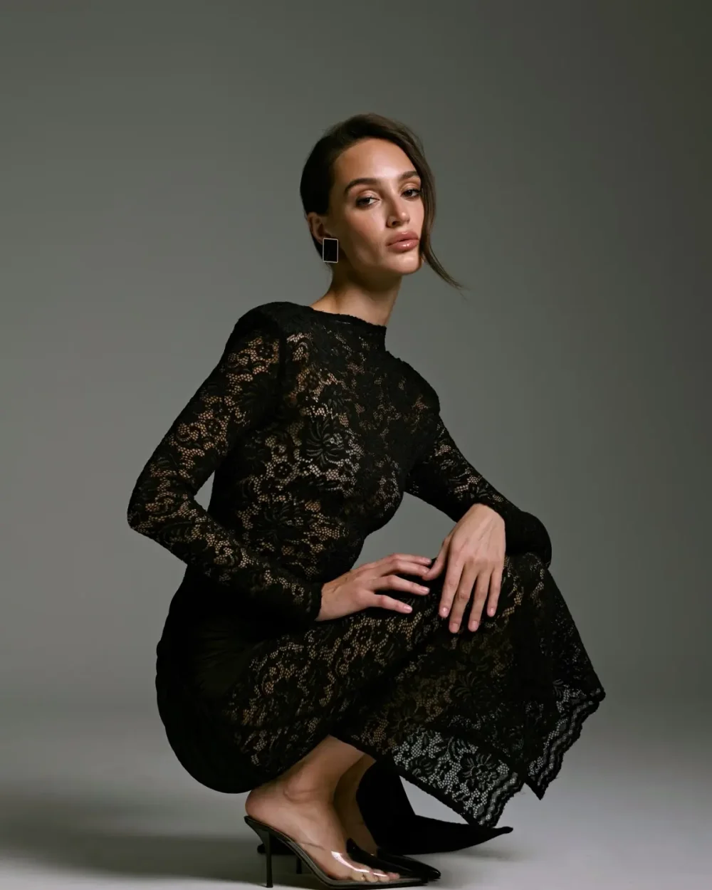 Платье Siren, Черный