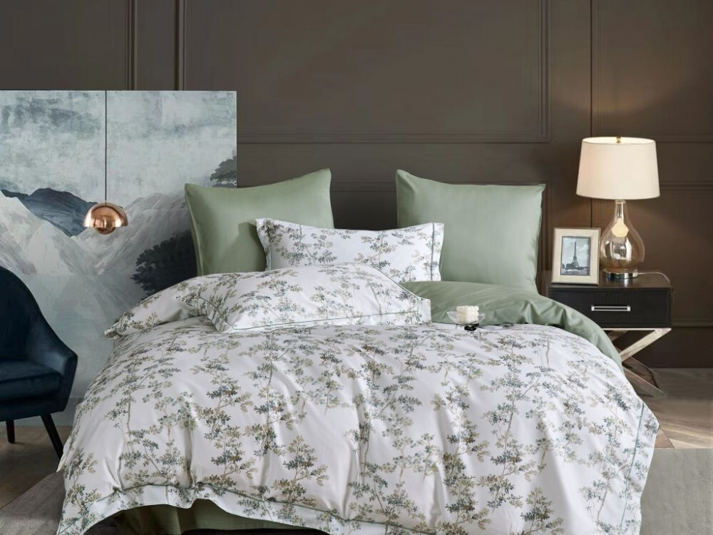 Постельное белье с одеялом 1.5 спальное Asabella Premium 2233-OSPS