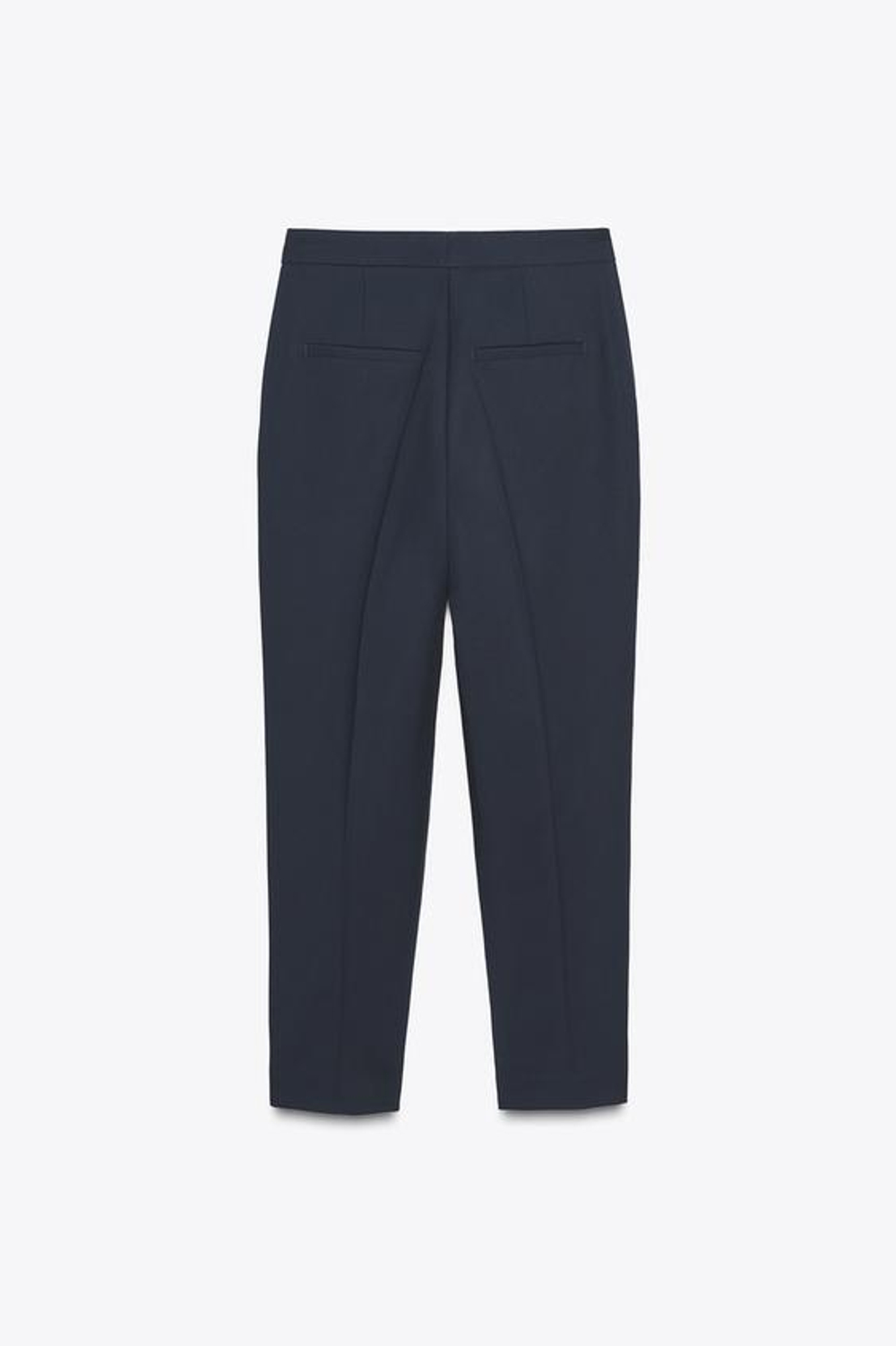 ZARA БРЮКИ С РАЗРЕЗАМИ СНИЗУ, МОРСКОЙ ТЕМНО-СИНИЙ