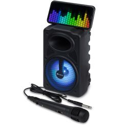 Портативная колонка Intro BRW440 bluetooth беспроводная с микрофоном акустическая черная