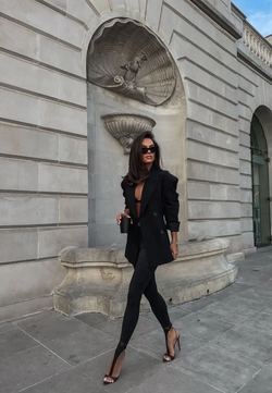 61BS22_BF Лосины со штрипками из бифлекса через палец shine