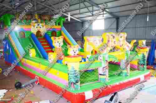 Коммерческий батут "Тигриная страна" 12*6*6 м