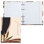 Тетрадь на кольцах А5 175х215 мм, 120 л., твердый картон, клетка, BRAUBERG, "Vision", 404075