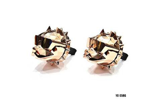 Ароматизатор-игрушка -на обдув- Собачки ПИТБУЛЬ - YC-35RG Rose Gold