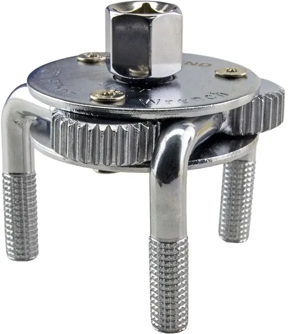 Съемник масляного фильтра (краб), 75–120мм., 1/2''–3/8''