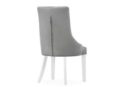 Стул Elegance white / fabric grey