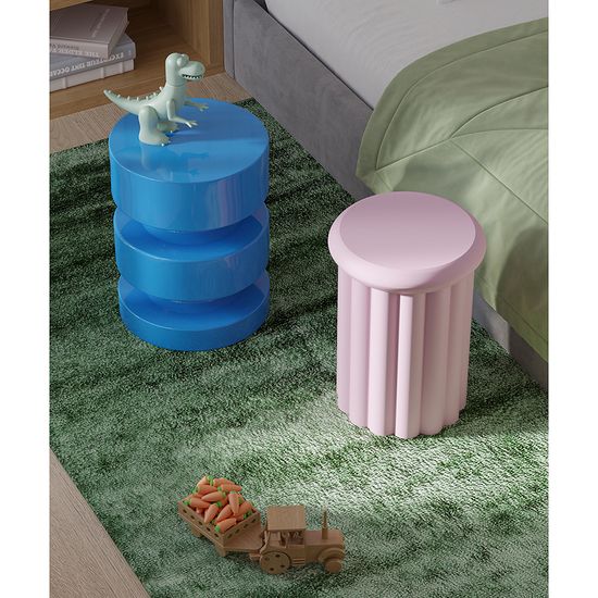 Столик приставной ingvild, D36 см, синий