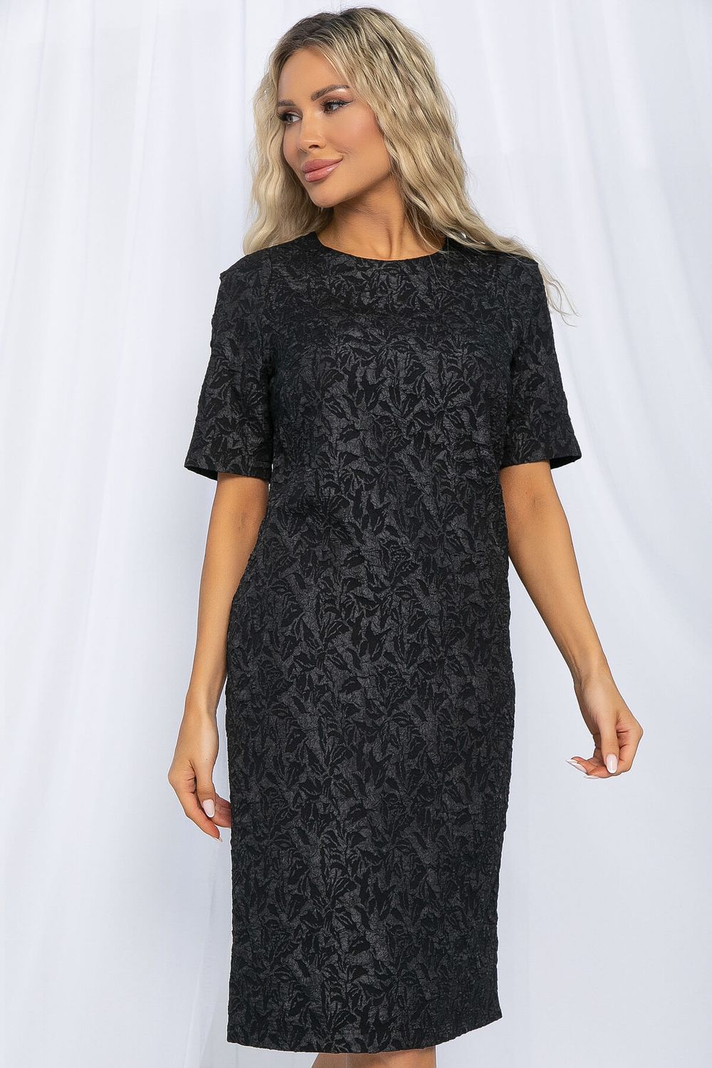 Платье Ангелина (черное) П12973-8М LT Collection