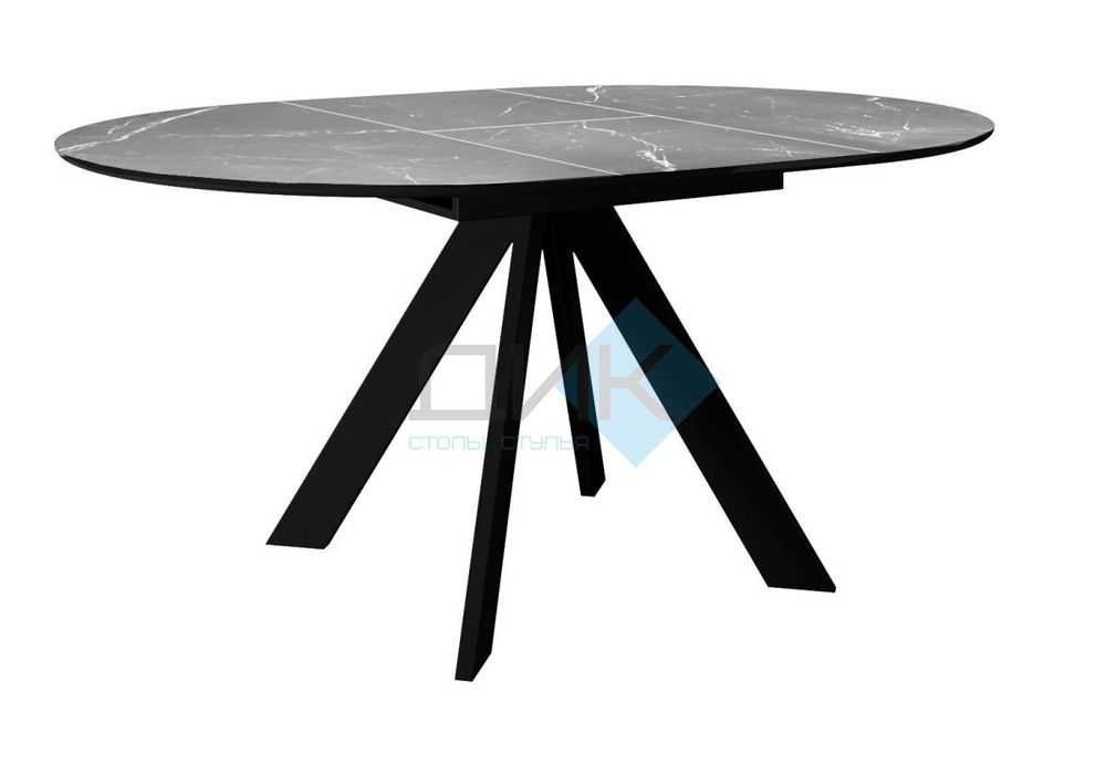 Стол DikLine SKC100 d1000 подстолье чёрное/опоры чёрные