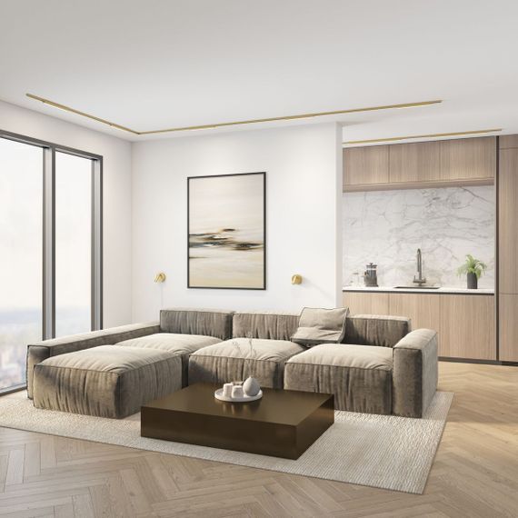 Трековый светодиодный светильник Denkirs Shine Linear DK5752-SB