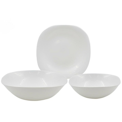 Столовый набор 13 предметов "Square soft" без деколи, квадрат (78936)