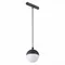 ST358.433.07 Магнитный трековый светильник подвесной Черный LED 1*7W 3000K 520Lm Ra>80 120° IP20 D90 СКАЙЛАЙН 48V
