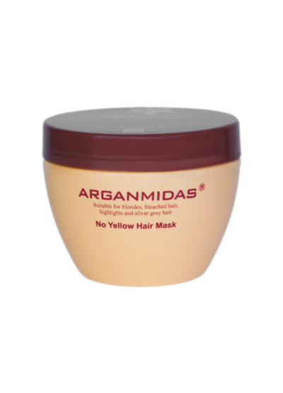 Arganmidas No Yellow Hair Mask 300ml — маска для нейтрализации желтизны и питания блонда