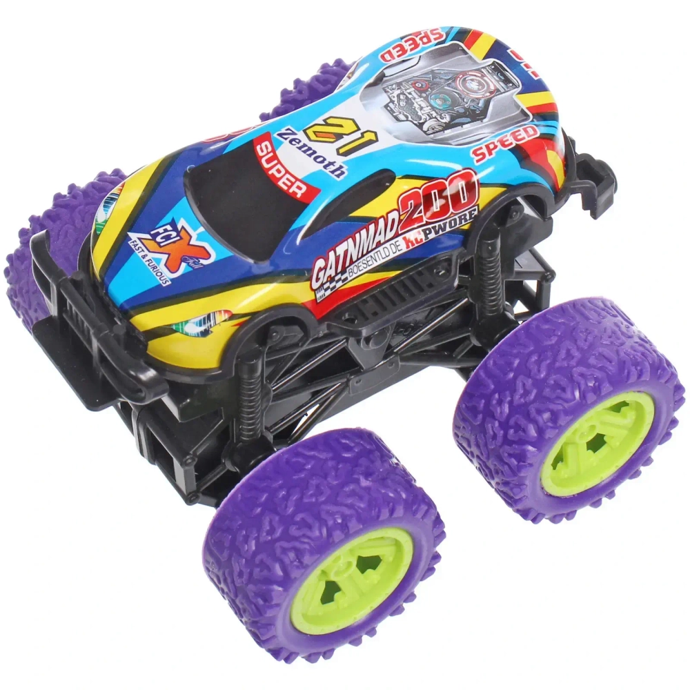 Машина инерционная «Суперскорость», 10*9*7 см, вращающаяся 360°, в шоу-боксе, микс