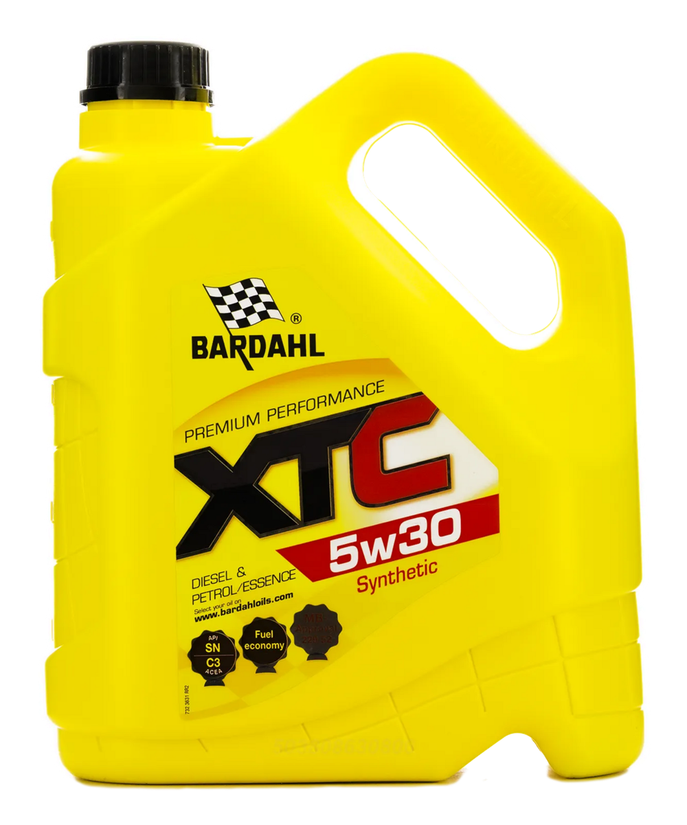 Моторное масло Bardahl XTC 5W-30, SN, C3, синтетическое, 4 л