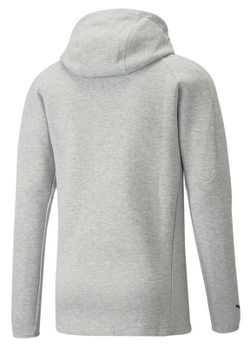 Мужская теннисная кофта Puma Teamfinal Casuals Hooded Jacket - серый