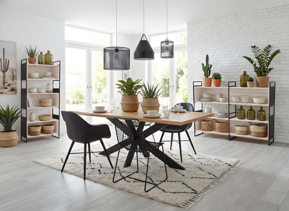 Стеллаж, 90х35х195, Бьерн, напольный, для книг, деревянный, в ванную и прихожую, для кухни, белый, La Redoute