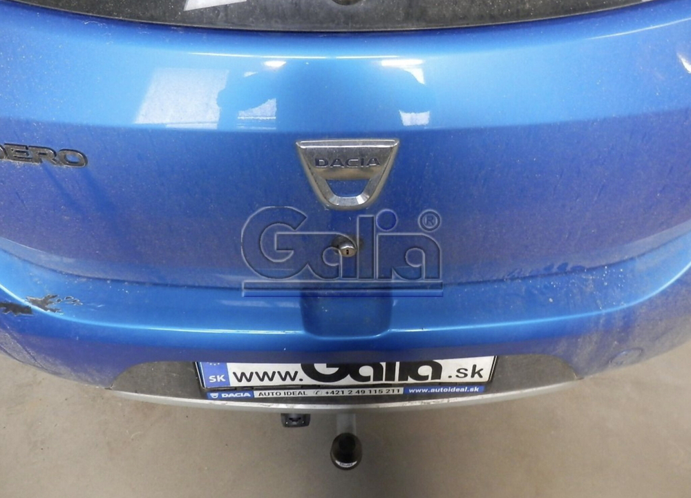 Фаркоп оцинкованный Galia D044A для Renault Sandero 2014-, Renault Sandero Stepway 2014-(паспорт и сертификат в комплекте)(без электрики)