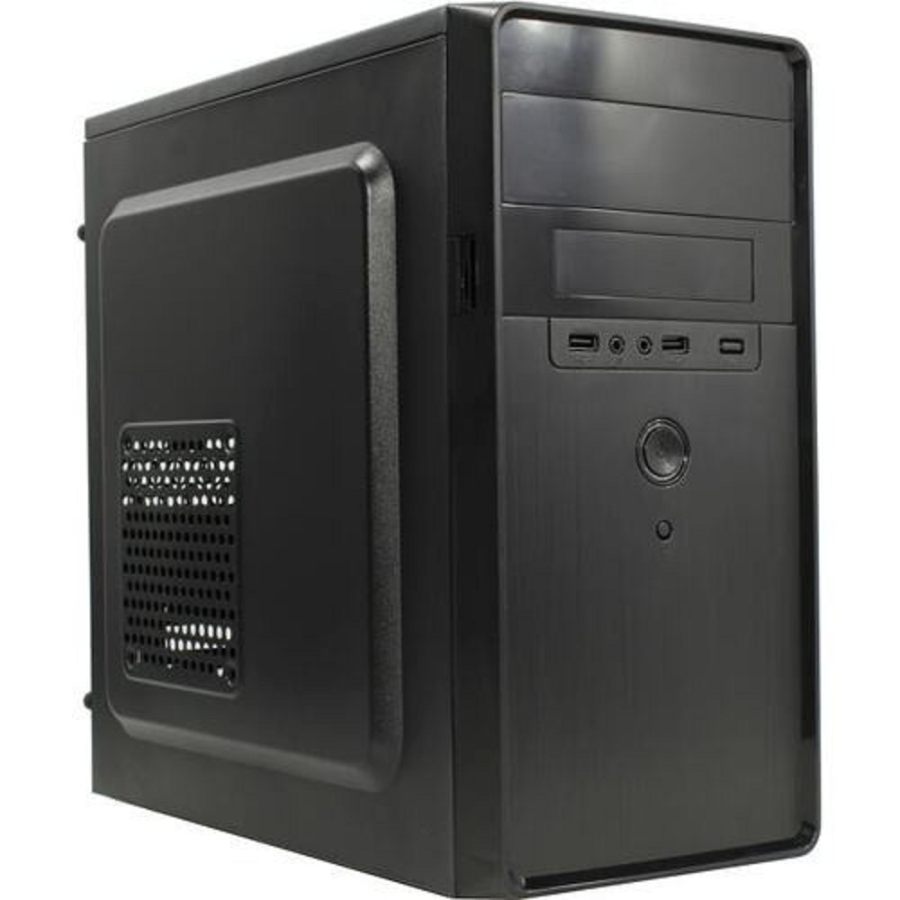 Корпус для компьютера Exegate EX286426RUS Корпус Minitower ExeGate BA-309-450W-8 (mATX, БП AA450 с вент. 8см, 2*USB, HD аудио, черный)