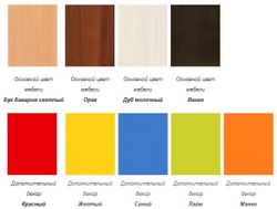 Шкафы для детской одежды на металлокаркасе ШДм-1, ЛДСП, Альтерна