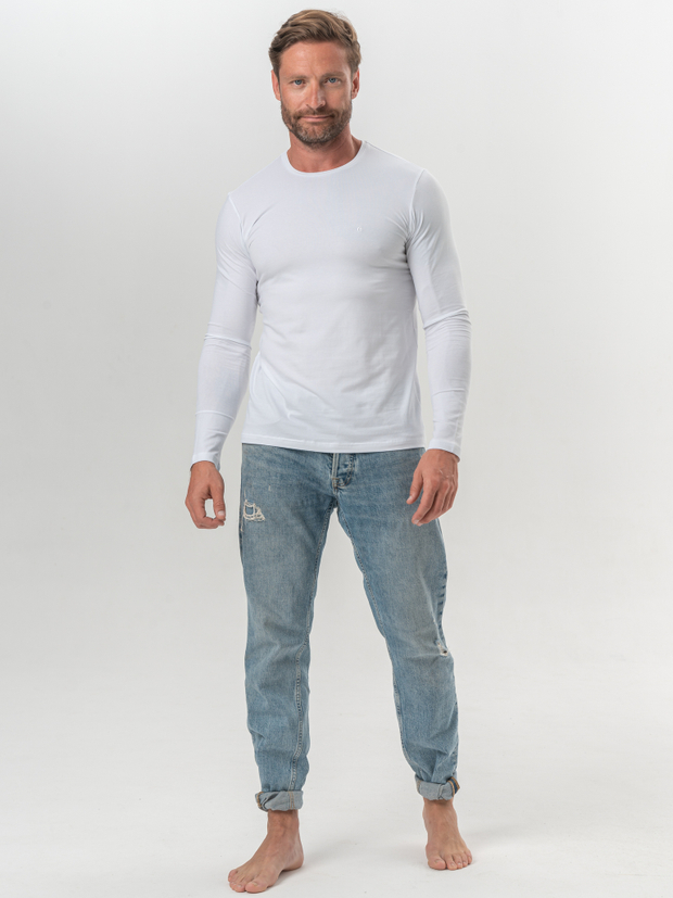 Футболка мужская с круглым вырезом