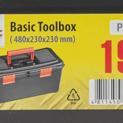 Ящик пластмассовый 19'', 480x230x230мм WMC TOOLS WMC-PS.05