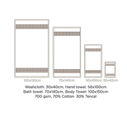 Полотенце 70х140 Hamam Mineral бежевое