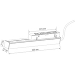 Размеры DNDriver 200W SPACE-Track system B
