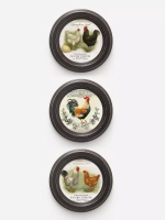 Картины на стену интерьерная на холсте 3 шт 17.5 см