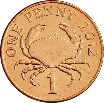 1 пенни 2012 Гернси