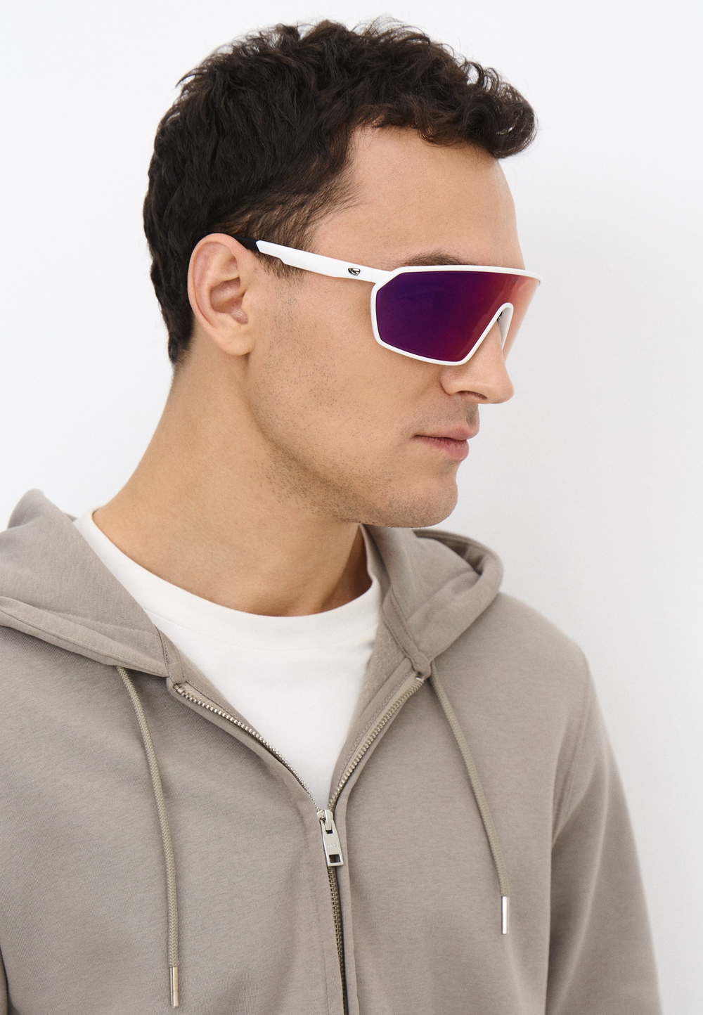 Спортивные очки GOG Freya / Matt White-Black / Infrared Lens