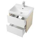 Тумба под раковину AQUATON Сканди 55 подвесная, дуб верона (1A251701SDB20)