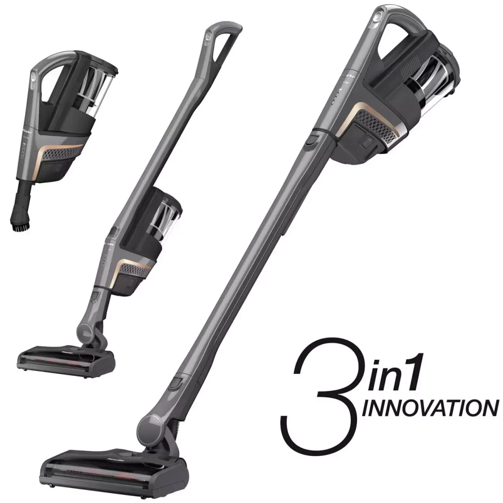 Пылесос Miele Triflex HX2, Кристальный серый SOML0