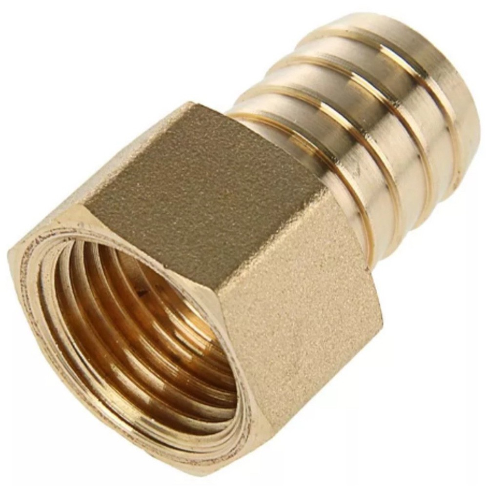 Штуцер (елочка) ВР внутрення резьба d 1/2" х 18 латунь (JIF) (336) уп 10 шт