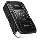 Hoco QS6 Clever смарт насос+портативный аккумулятор для запуска авто (8000mAh) (black) (Краснодар склад)