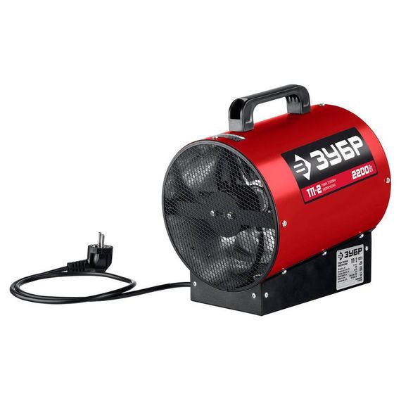 Электрический воздухонагреватель ЗУБР ТП-2