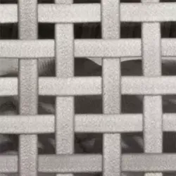 "Тито" журнальный столик из искусственного ротанга, цвет серый