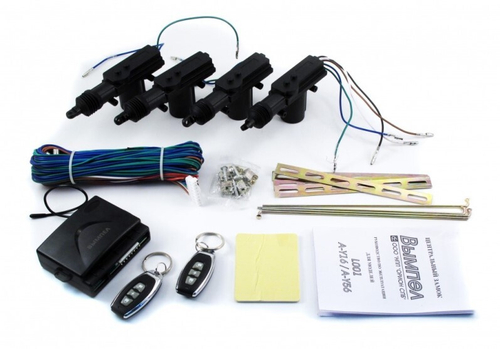 Замок центральный A-Y56 (4 активатора с блоком управления+2 брелока) (Вымпел)