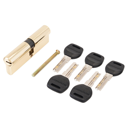 Механизм цилиндровый АЛЛЮР HD F   90-5K ВР латунь/перф.кл/кл. (40*10*40) /7807