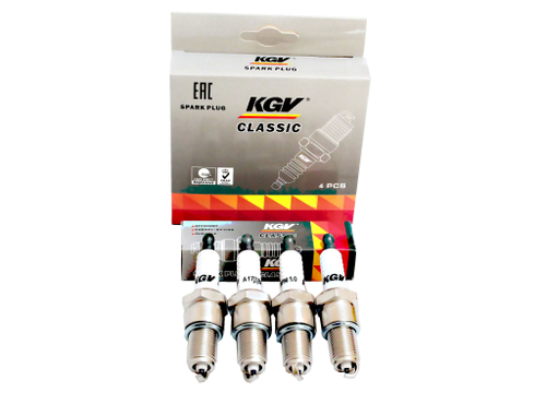 Свечи KGV Classic А17ДВРМ 1.0 ВАЗ 2108-2112 8 кл. инжектор (4шт.)