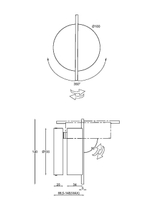 Настенный светильник (бра) Maytoni MOD180WL-L4W3K1