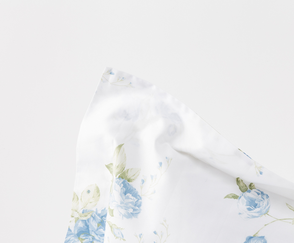 Постельное белье 2 спальное евро макси Mirabello Scented Rose голубое