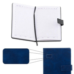 Записная книжка Basir, формат А5, со справочным материалом и застежкой, серия "На магните", обложка кожзам, 21*14,5 см, 140 листов, 2 цвета ассорти