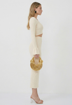 Кроп-топ с рукавами