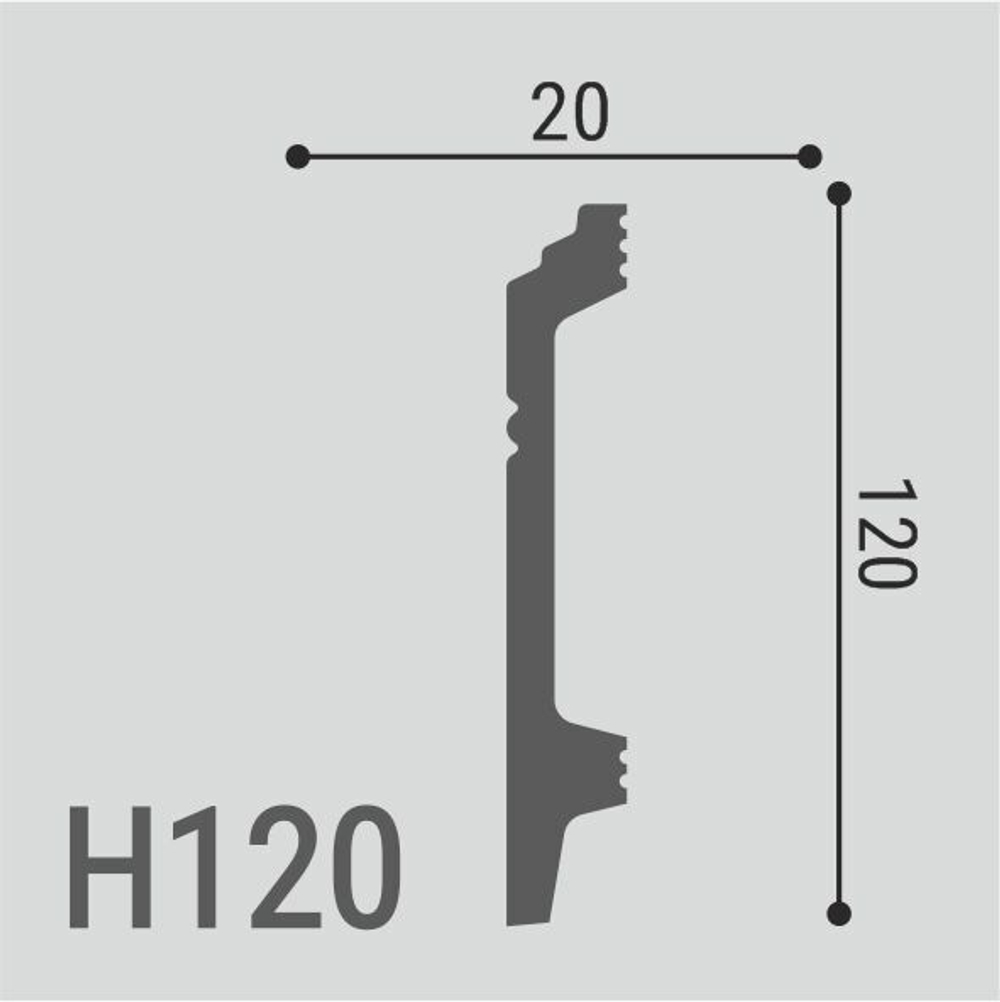 Плинтус Н 120