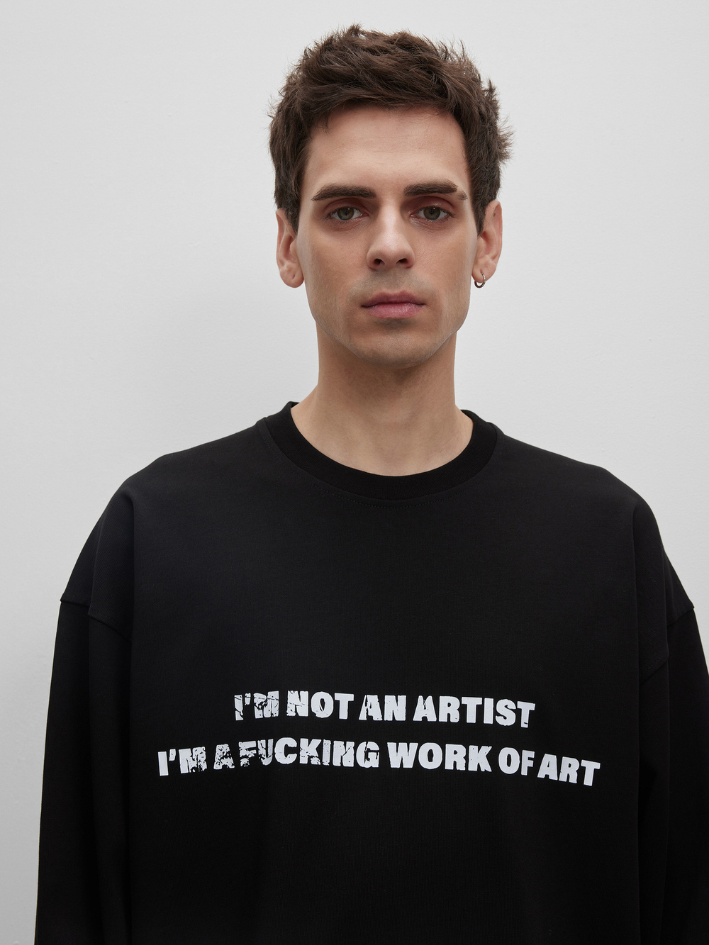 Лонгслив Work of art, черный