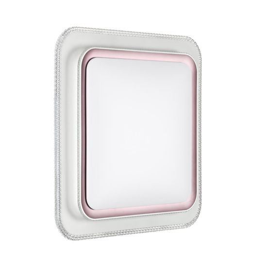 7683/EL MARON SN 192 Светильник пластик/темно-коричн. LED 70Вт 3000-6000K 500х500 IP43 пульт ДУ LOSY