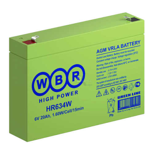 Аккумулятор WBR HR 634W (AGM)